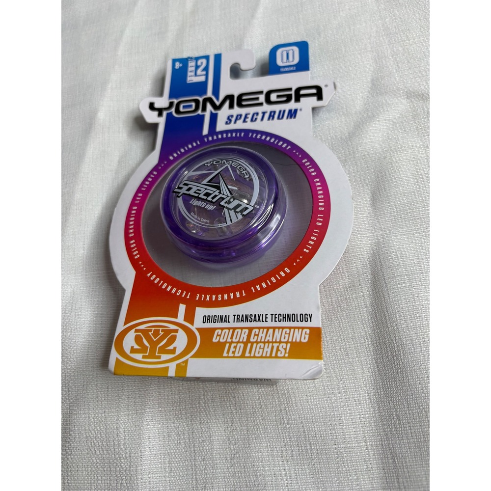 Yomega Spectrum Light Up Yo-Yo Transaxle LED Color Changing Purple Level 2